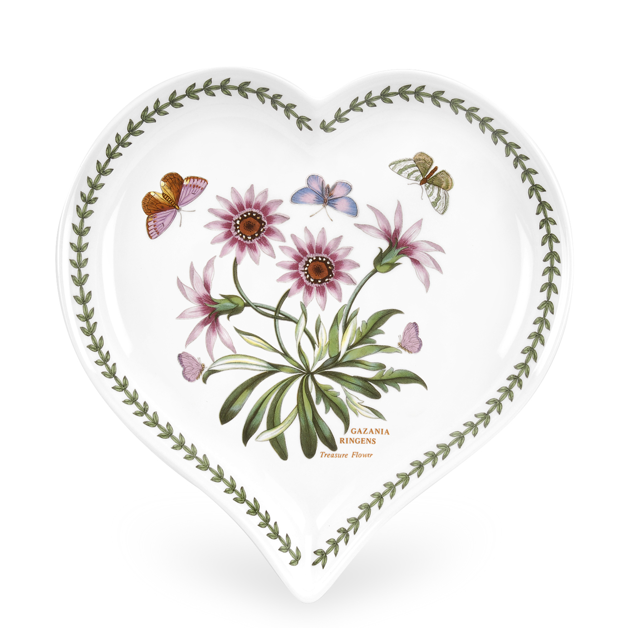 Botanic Garden 9 Inch Heart Dish (Treasure Flower) image number null